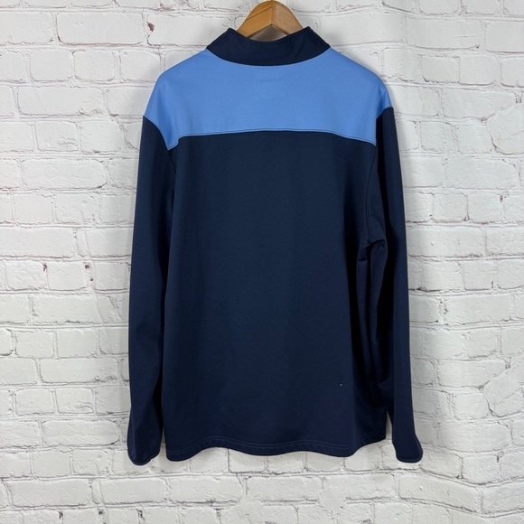 Tennessee Titans 1/4 zip Fleece pullover NFL Team Apparel Blue Sweatshirt 2XL - Picture 3 of 11